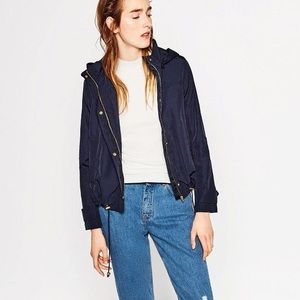 Zara Water Repellent Rain Jacket